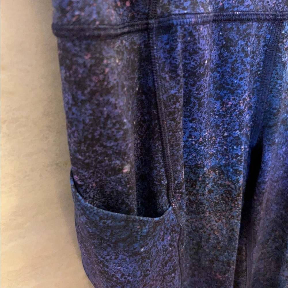 Lululemon Fast and Free Tight 11 25" *Nulux Polar Lights Blue Multi - Picture 6 of 13